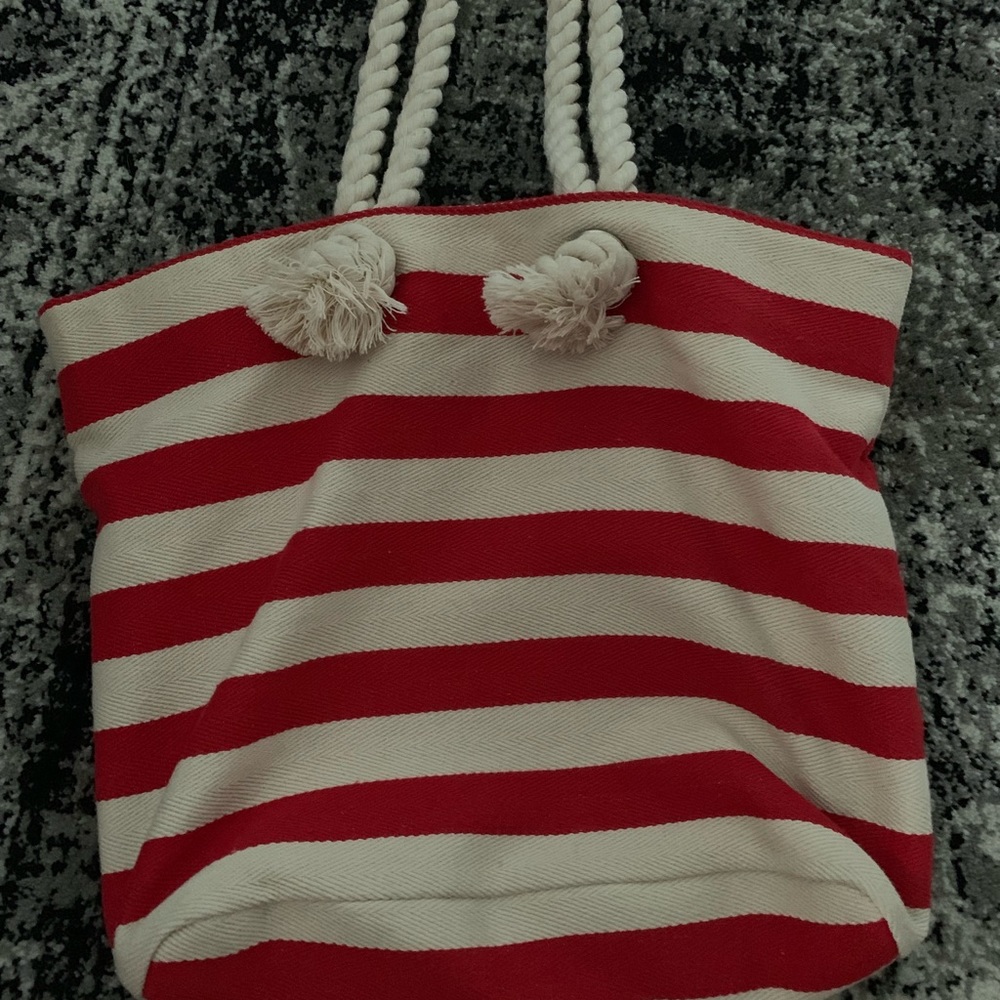 Striped bag